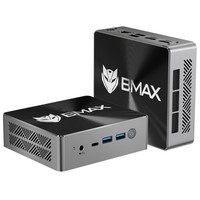 BMAX B8 Pro Mini PC, Intel Core i7-1265U 10 Cores Processor Up to 4.8GHz, 24GB DDR5 RAM 1TB NVMe SSD, WiFi 6 Bluetooth 5.2, 2*HDMI+1*Type-C 4K@60Hz Triple Display, 2*USB3.0 2*USB2.0 1*RJ45 - EU